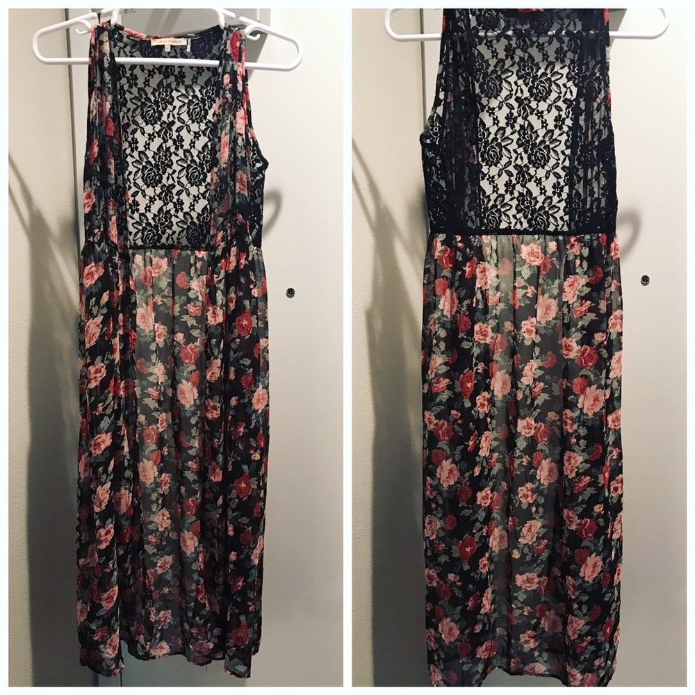 Foreign exchange Floral Kimono size L